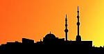 Mosque silhouette